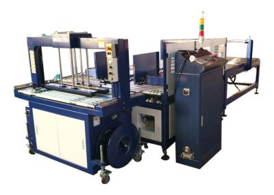 China Auto Corrugated Carton Box Strapping Bunding Machine 6kg/Cm3 Gas Source Type for sale