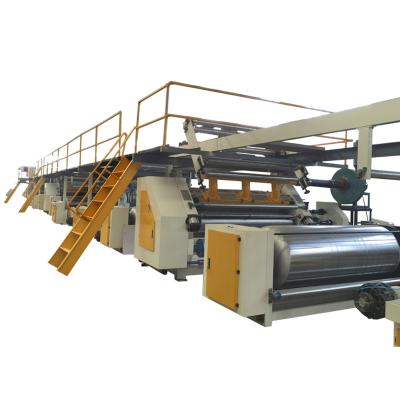 China 3 Ply 5 Ply Corrugated Cardboard Production Line Long Lifespan 90-130kw for sale