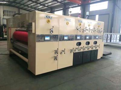 China Lead Edge Feeding Flexo Printing And Die Cutting Machine For Corrugated Cardboard for sale