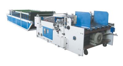 China Semi Auto Flute Laminator Machine For Carton Box Adsorption Ahead Function for sale