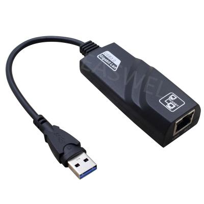 China USB 30 Network LAN 10/100/1000 Mbps PC Computer Cable USB 3.0 to RJ45 Gigabit Ethernet Adapter E677 for sale