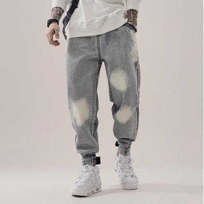 China 2021Custom clothing designer Mens Baggy Denim QUICK DRY jeans pants stylish casual pants and straight men jeans for sale