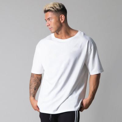 China Anti-wrinkle Factory Supply Summer Mens Quality T-shirt 21 Colors Cotton Empty T-shirt for sale