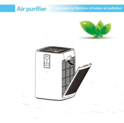 China OEM Wifi 680m3/H 60w Room Ionizer Air Purifier Te koop