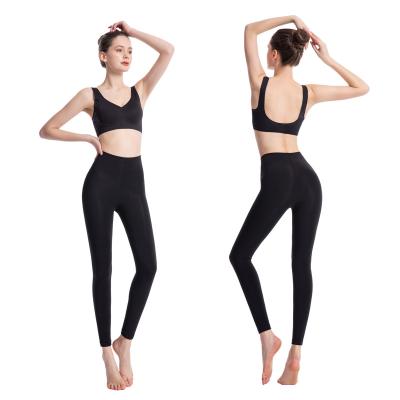 China Antibacterial Innovative Memory Spandex Material Quick Turn Back Comfortable Black Womens Leggings for sale