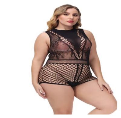 China Sexy Body Stocking Top Quality Sexy Fishnet United High Elasticity Plus Size Mesh Jumpsuit for sale