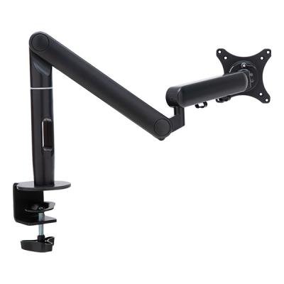 China New Product Customized Aluminum Black Computer Stand Monitor Arm Desktop Mounting Bracket for sale