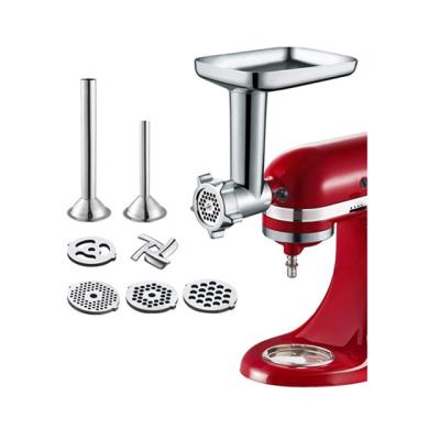 China Sharp Food Grinder Attachment Accessories for KitchenAid Stand Mixers Included 2 Sausage Stuffers for sale