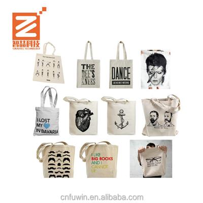 China Eco - Friendly 100 % Cotton Plain White Reusable Canvas Tote Hippie Shopping Bags for sale