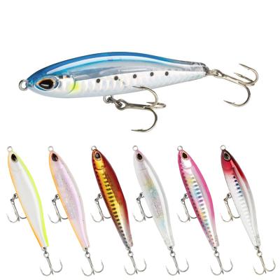 China ABS 16g Top Right Plastic 80mm 9025 Fishing Lures Sinking Hard Pencil Lure Plastic Artificial Groundbait for sale