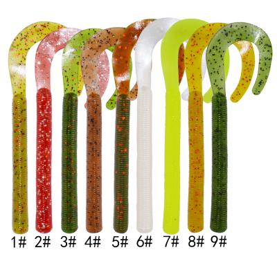 China Fishing Activity 2.5g 85mm Sc001 Outdoor Fishing Knife Sc001 Top Right Soft Bait Curly Tails Outdoor Fishing Artificial Soft Lure For Fishing for sale