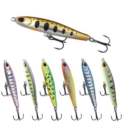 China Wholesale ABS Top Right Sinking Pencil 2021 New 8.5g 75mm Pe024a Lure Hard Bait Stickbaits Fishing Artificial Lures for sale