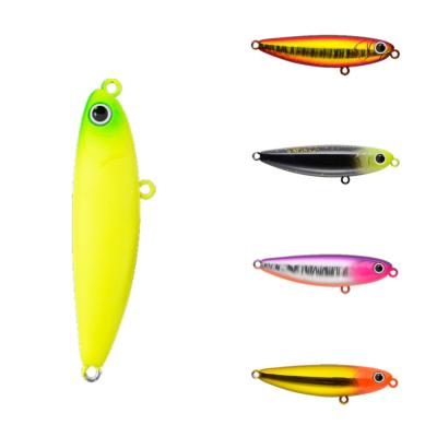 China ABS 60mm Top Right Plastic 6g PE016 Fishing Lures Pencil Lure Hard Topwater Mini Pencil Lure Plastic Bait for sale