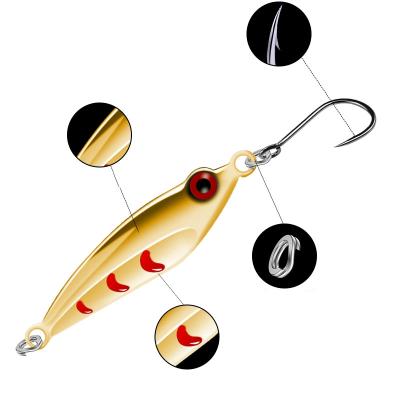 China Lure Fishing Sp318 Metal Sp318 Lure Spinner Small Metal Vib Artificial Fishing Lures Sequin Top Right for sale