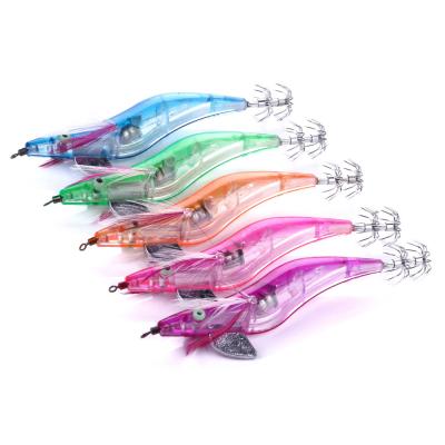 China 15g top right 105mm Fh204 led simulation light luminous shrimp forms bait with squid hook FH204 for sale