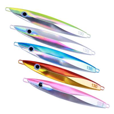 China 110g 130g 160g Jig082 Outdoor Fishing Activity Metal Jig Hard Top Right Lure Baits Slow Downfall Fall Baits Luminous Artificial Lure Fishing Tackle for sale