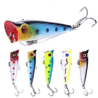 China 5g Top Right Eco-friendly 50mm P1005 Fishing Lure Wholesalers Wobblers Artificial Concave Mouth Snap Hard Lure for sale