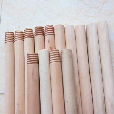 China Factory Price Handle Broom Wooden Broom Stick Home Cleaning Tools Nature Wooden Broom Stick for sale