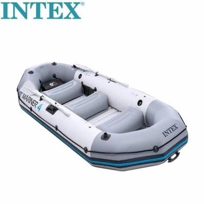 China Water sports park best selling inflatable inflatable boat Intex 68376 inflatable boat intex fishing boat for sale