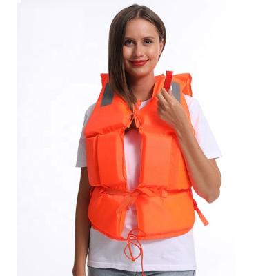 China Outdoor Orange Marine Boat Life Jacket Water Sports Kayaking Safety Life Vest Rowing Vest Children Swimming Rafting Surfing Life Jacket Adults for sale