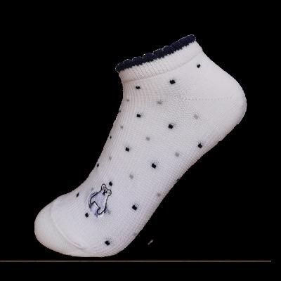 China Anti-Foul Jacquard Polka Dots Embroidered Crew Novelty Socks Weed Socks Womens Socks Set for sale