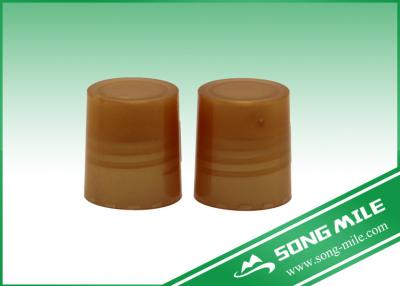 China 24mm PP Brown Popular Screw Cover for Cosmetic Bottle for sale