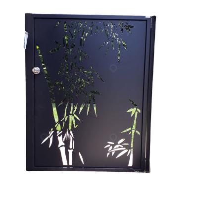 China Modern American Entry Villa Custom Cheap Laser Cut Steel Door , Cheap Wrought Iron Doors For Sale for sale