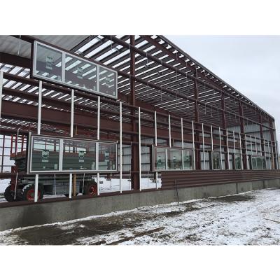 China Modern Simple Cheap Price China Factory Customized Building Car Showroom Structure Prefab Warehouse for sale