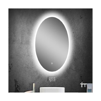 China Modern European Style Round Home Mirror Frameless Led Backlit Led Lighted Bathroom Wall Decorative Mirror for sale