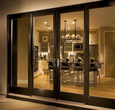 China Modern Aluminum Bi-Folding Doors With Fluorocarbon Coating for sale