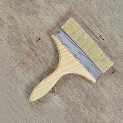 China Cheap Price Wooden Handle Painting Paint Brushes For Wall And Furniture Painting Drawing for sale