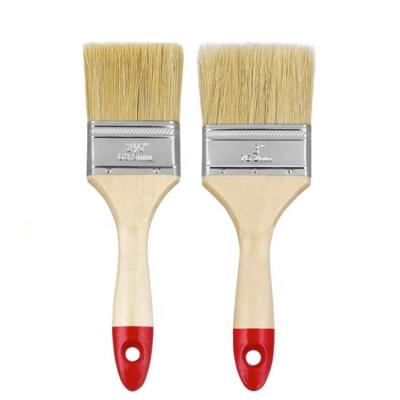 China Factory Price Wooden Handle Filament Home Decoration Synthetic Paint Varnish Brush for sale