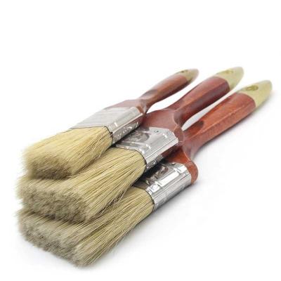 China Durable Wholesale Cheap Price Flat Brush Red Pure Hog Bristle for sale