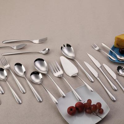 China Restaurant Viable Flatware Wedding Silverware Hotel 304 Stainless Steel 18/10 High Quality Flatware Set for sale