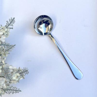 China Sustainable Stainless Steel Teaspoon 18/10 Stainless Steel (SUS 304#) Food Safety Grade Coffee Cup Espresso Dessert Sugar Spoon for sale