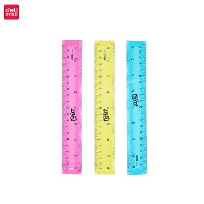 China Study Deli color tape drawing tool Flexible ruler School measurement office stationery for sale