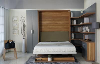 China Reina y rey Wood Modern Wall Bed, muebles contemporáneos de la cama de Murphy del dormitorio en venta