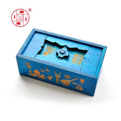 China Educational Toy High quality intelligence magic puzzle wooden secret box for adults and kids gift for sale