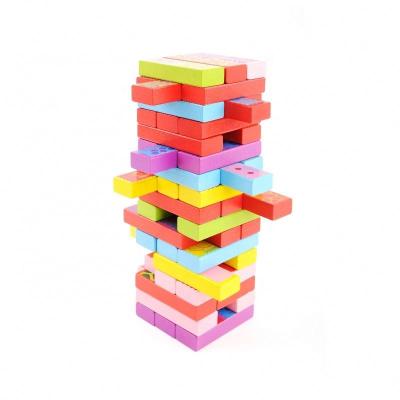 China Construction Toy creative wooden building stacking blocks for sale