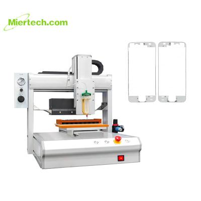 China Machinery Repair Shops 3 Axis Desktop Hot Melt Glue Machine Automatic Robot Glue Dispenser Dispensing Frame For iPhone X for sale