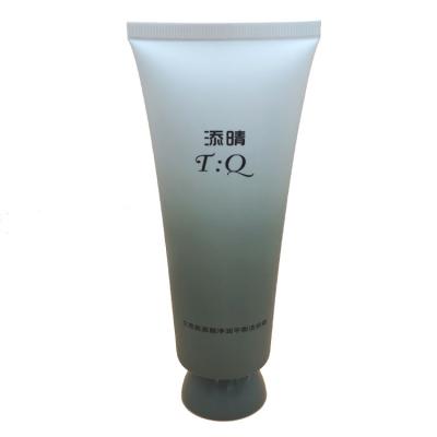 China 120ml Cosmetic Tube Empty Plastic Flip Top Lid Packaging Face Wash Tubes Cream Soft Packaging for sale