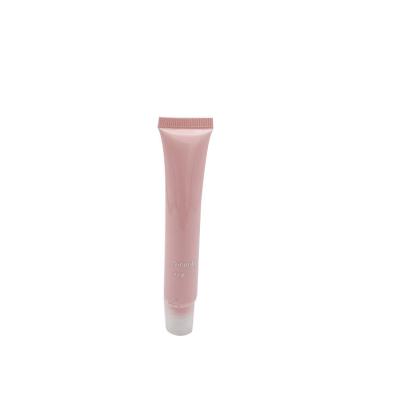 China 10ml 15ml 20ml Custom Plastic Lip Balm Cosmetic Packaging Soft Squeeze Lip Gloss Tube for sale