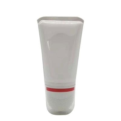 China 100ml Massage Face Wash Tube Cosmetic Plastic Laminated Packaging With Electric Silicon Head for sale