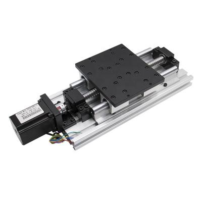 China Automatic System Aluminum Alloy Recirculating Motorized Ball Bearing Positioning Linear Stage for sale