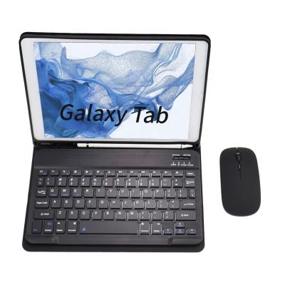 China Wireless New Ultra-thin Leather Cover Case Wireless Blue tooth Keyboard With Pen Slot For Samsung Galaxy Tab S6 Lite 10.4 Keyboard Case for sale