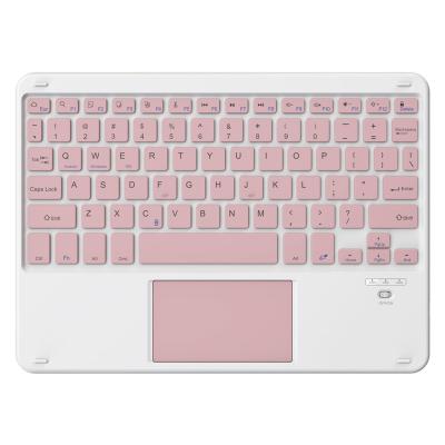 China Wireless TouchPad Wireless Keyboard for iPad Tablet Phone Android IOS TrackPad Keyboard Korean Spanish Russian Letters Sticker for sale