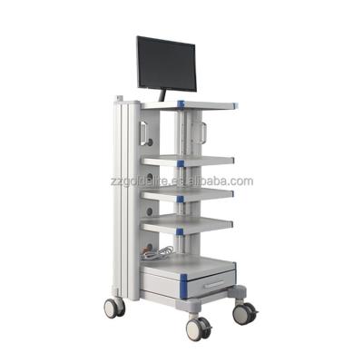 China For high quality gastroscopy hospital endoscope trolley gastroscopy trolley endoscope trolley for sale