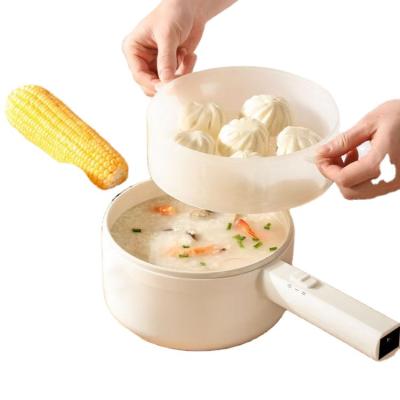 China Factory direct household hot sale Mini Cooking Electric Hot Pot universal for family use with metal straight handle for sale