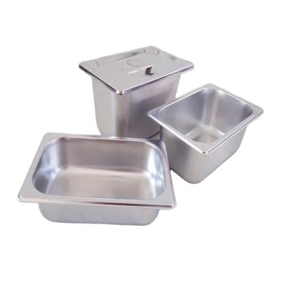 China New Eco-Friendly Dining Trend 1/4*6.5cm Gastronorm Containers With 201/304 Stainless Steel For Other Hotel And Restaurant Supplies for sale