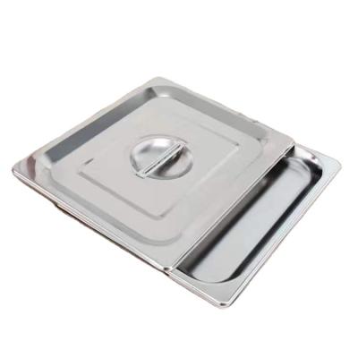 China Commercial Hotel Buffet Food Equipment Restaurant USA Style Stainless Steel Kitchen GN 1/1 Pan For Food Container Luxury Steel Tray for sale